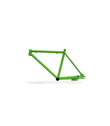 Wonduu 001m Cuadro Bicicleta Personalizada Fixie Talla M Verde Fluor LIQUIDACIÓN