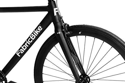 FabricBike- Bicicleta Fixed, Fixie, Single Speed, Cuadro y Horquilla Aluminio, Ruedas 28